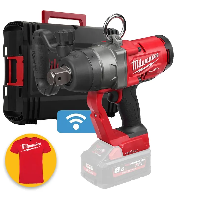 Milwaukee M18 ONEFHIWF1-0X - Avvitatore ad impulsi 1"F, solo corpo in valigetta Heavy Duty Spedito Oggi