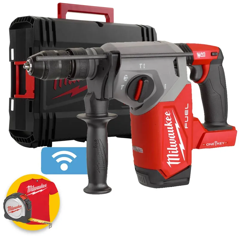 Milwaukee M18 ONEFHX-0X - Tassellatore a batteria SDS-Plus con funzione ONE-KEY Di Tendenza