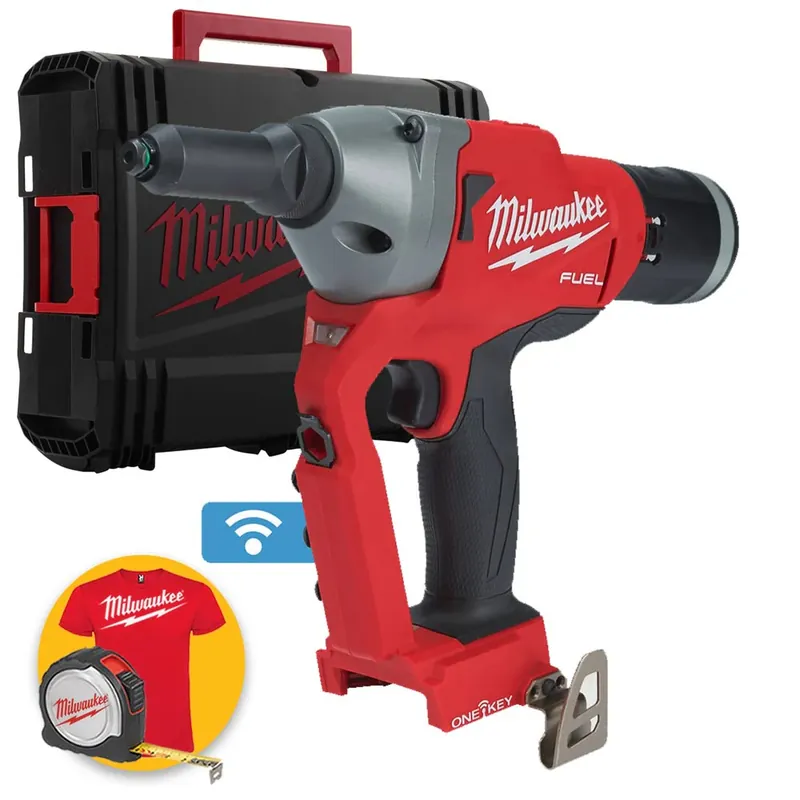 Prezzo Scontato Milwaukee M18 ONEFPRT-0X - Rivettatrice a batteria FUEL ONE-KEY - solo corpo macchina