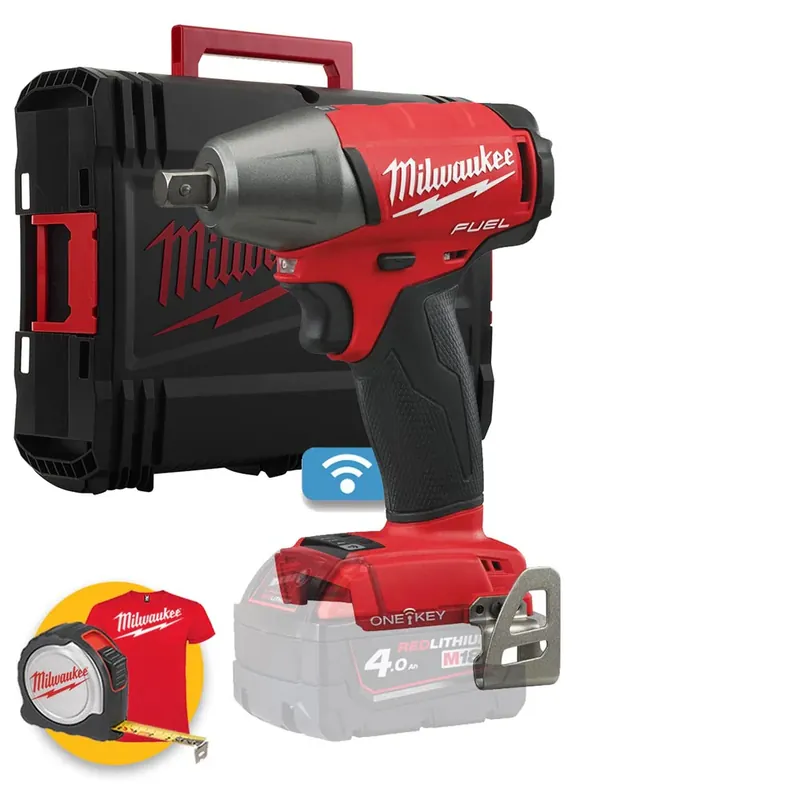 Direttamente Dal Produttore Milwaukee M18 ONEIWP12-0X - Avvitatore a impulsi 18 Volt 1/2" FUEL ONE KEY - solo corpo in valigetta