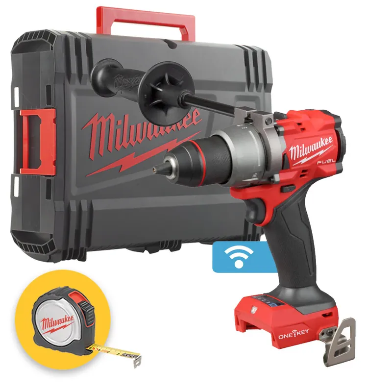 Milwaukee M18 ONEPD3-0X - Trapano a batteria con percussione 18V - 158 Nm e ONE-KEY Bluetooth - solo corpo Promozione