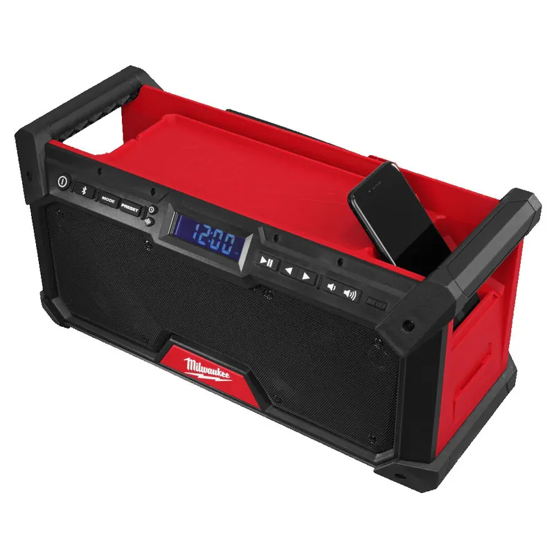 Ultime Pezzi Milwaukee M18 RADDAB+G2-0 - Radio DAB+ da cantiere a batteria 18V e a corrente