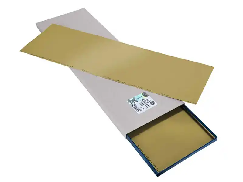 Striscia calibrata ottone HS Prazisions Folien 150x500mm, spessore 0,10mm Prezzo Conveniente