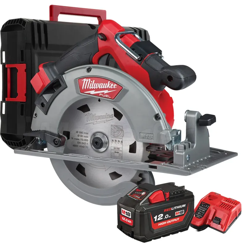 Milwaukee M18 FCSG66-121C - Sega circolare a batteria 66mm M18 FUEL Pagamento Sicuro