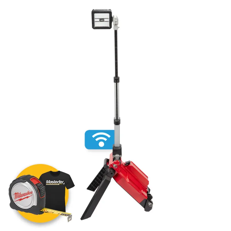 Ultimissimo Modello Milwaukee M18 ONERSAL-0 - Faro led con treppiede M18 One Key, solo corpo