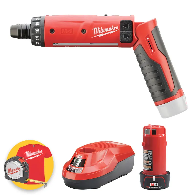 Milwaukee M4 D-202B - Avvitatore in linea a batteria - 1 x 4Ah Vendita Finale