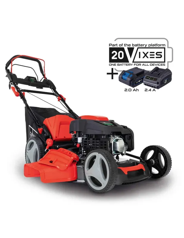 Scheppach MS225-53E - Rasaerba a scoppio semovente avviamento elettrico 225cc - taglio 53cm Promozione