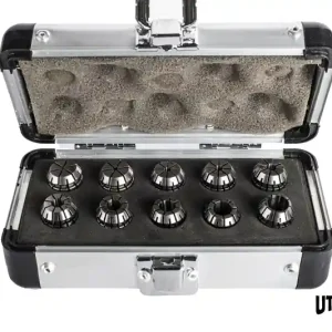 Occasione Imperdibile Serie Pinze ER08 LTF per maschiatura rigida in valigetta metallo, 1-5mm