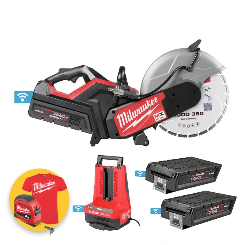 Milwaukee MXF COS350G2-802 - Troncatrice 350 mm a batteria MXF FUEL 2" generazione - 2 batterie 8Ah Vendita Finale