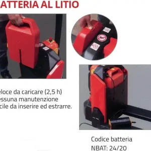 Batteria Novamach 24/20 , 24V 20Ah per transpallet PTE15N Occasione Imperdibile