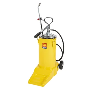 Ingrassatore manuale carrellato Meclube azionamento a leva per fusti 16 Kg Non Perdere
