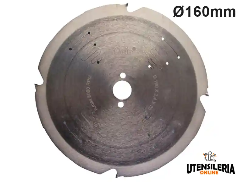 Solo Oggi Lama circolare diamantata Klein per cartongesso e fibrocemento Ø160x20mm 8 denti
