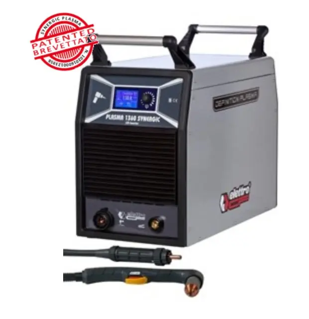 Elettro cf P00441 PLASMA 1360 SYNERGIC LCD INVERTER cavo massa e con torcia manuale da 6 m Compra Online