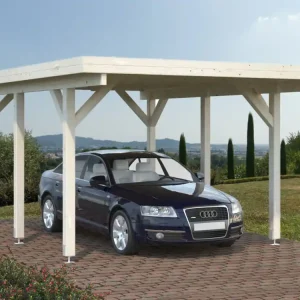 A Buon Prezzo Carport Singolo con copertura 315x372cm - Losa Legnami