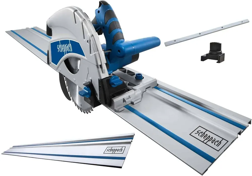 Pagamento Sicuro Scheppach PL75 - Sega circolare a immersione 210mm barra guida 1400mm e accessori