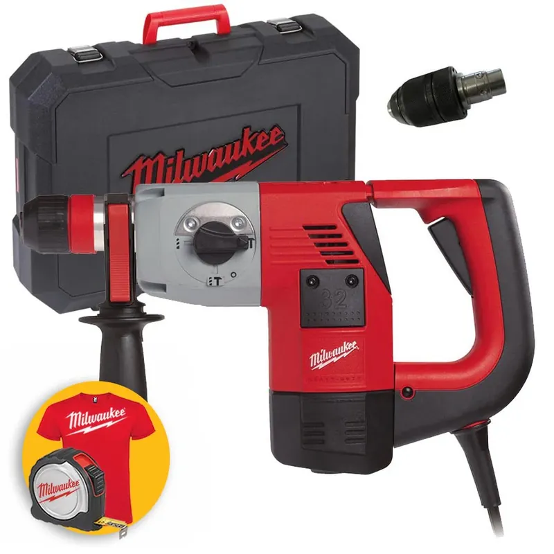 Di Tendenza Milwaukee PLH 32 XE - Tassellatore SDS-PLUS a tre modalità con capacità fino a 32MM