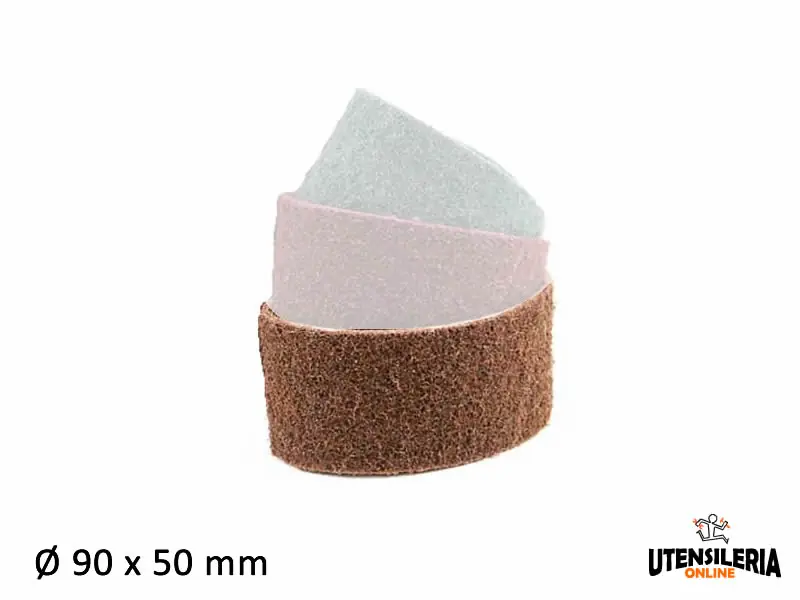 Quantità Limitata Nastri abrasivi grana grossa marrone 90x50mm (4pz)