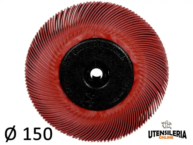 Affare Spazzola radiale Bristle 3M filo curvo Tipo C Ø 150 mm grana 220