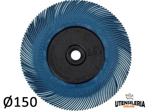 Spazzola radiale Bristle 3M filo curvo Tipo C Ø 150 mm grana 400 Promozione Esclusiva