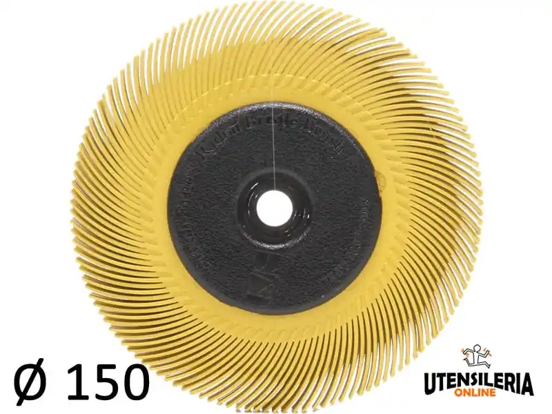 Più Venduto Spazzola radiale Bristle 3M filo curvo Tipo C Ø 150 mm grana 80