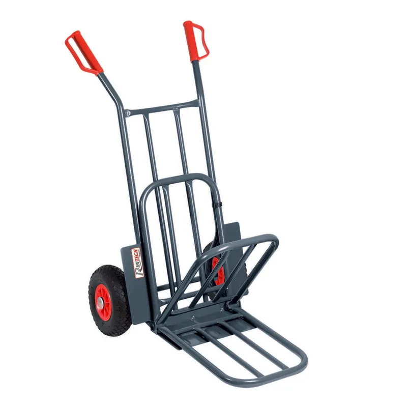 Ribimex PRCDBV - Carrello con pedana pieghevole con portata 250 Kg Occasione Imperdibile