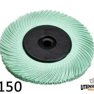 Spazzola radiale Bristle 3M filo curvo Tipo C Ø 150 mm grana 1 micron Occasione