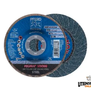 Disco lamellare Pferd Polifan Strong per acciaio grana 36 (10pz) Ordina Subito