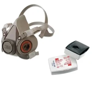 Solo Oggi Respiratore a semimaschera 3M 6200 + 2 filtri per polveri 3M 6035