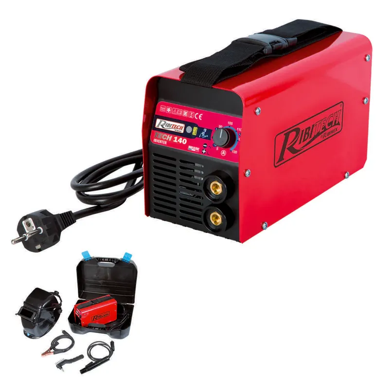 Ribimex PRSOUDINV140/M - Kit saldatrice tech 140 4,1 kva Prezzo Conveniente