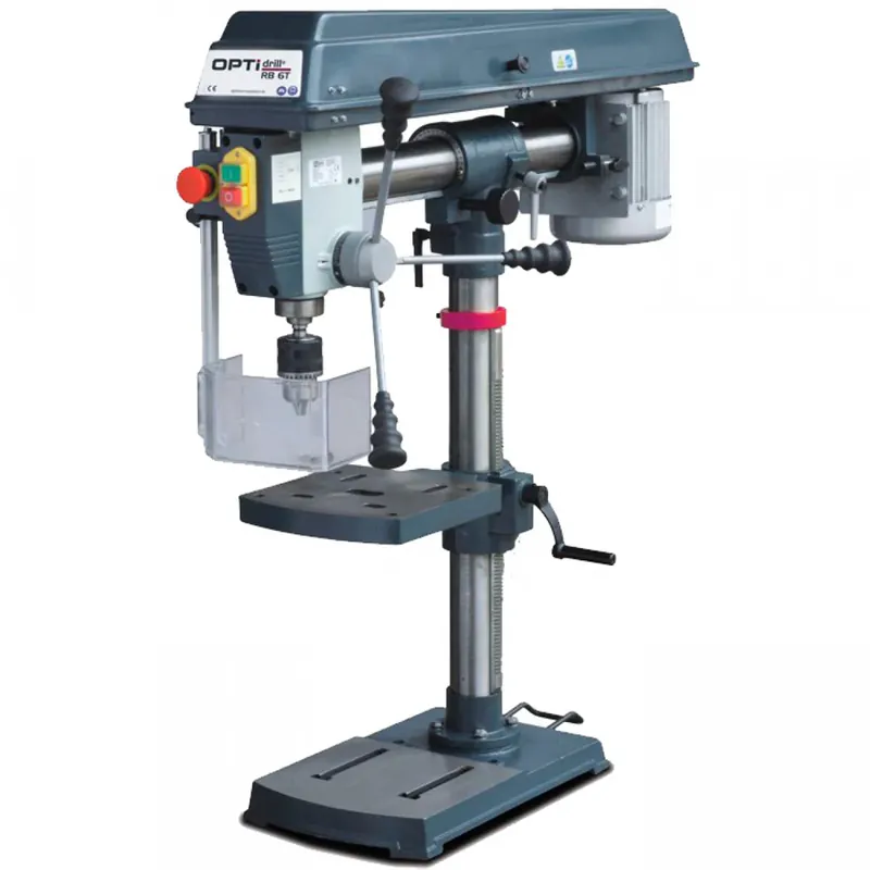 Optimum RB 6T - 230V - Trapano radiale a colonna da banco Optimum RB 6T cod. 058OP9161 Spedito Oggi
