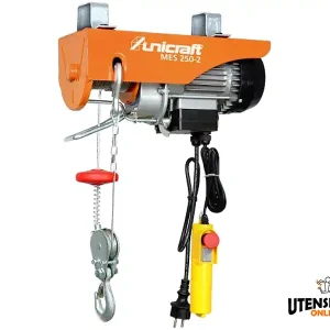 Mini argano elettrico Unicraft MES 600-2 230V, sollevamento 300/600 Kg Consegna Rapida