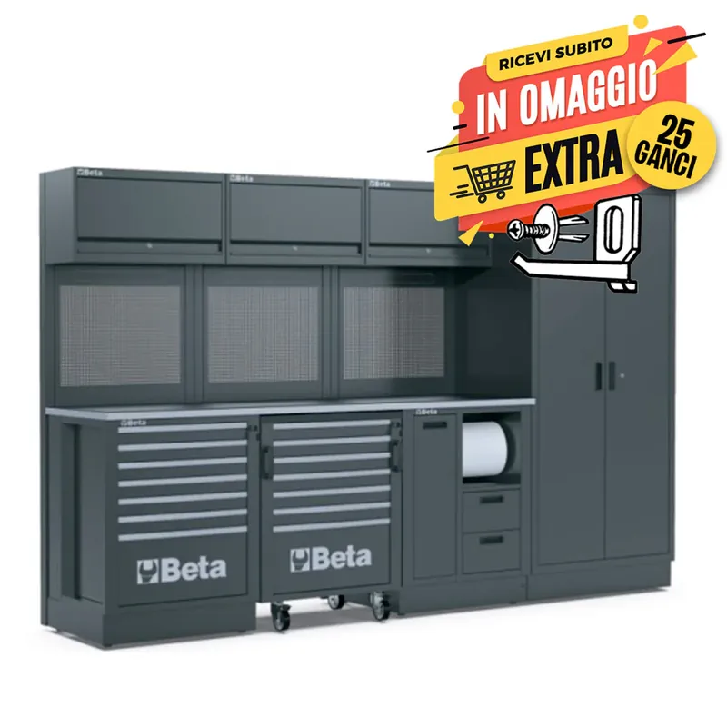 Beta RSC50 F - Arredamento arredo completo per officina - piano in acciaio Occasione