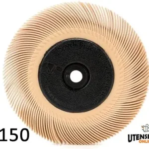 Spazzola radiale Bristle 3M filo curvo Tipo C Ø 150 mm grana 6 micron Direttamente Dal Produttore