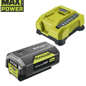 Ryobi RY36BC60A-140 Kit Batteria 36V 4.0Ah & Caricabatterie Rapido professionale Ultima Occasione