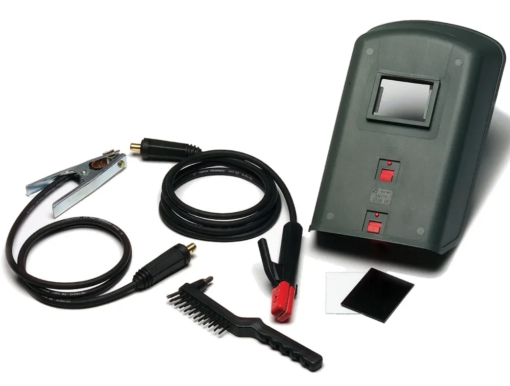 Offerta Lampo Elettro cf S01703A.10 Kit accessori saldatura elettrodo con 3+2m di cavi da 16 mmq, Texas 25