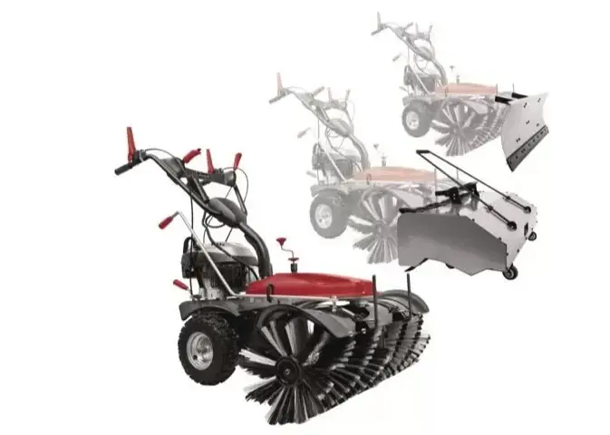 Scheppach SC2200PE - Spazzatrice a scoppio multifunzione con avviamento a scoppio Affare