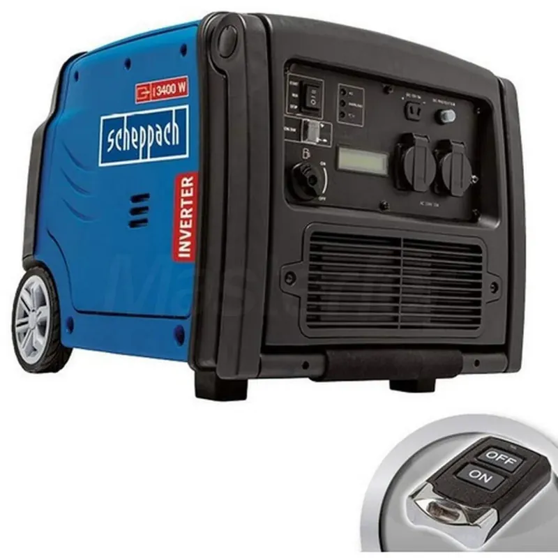 Di Tendenza Scheppach SG3400i - Generatore di corrente inverter 3400W con telecomando