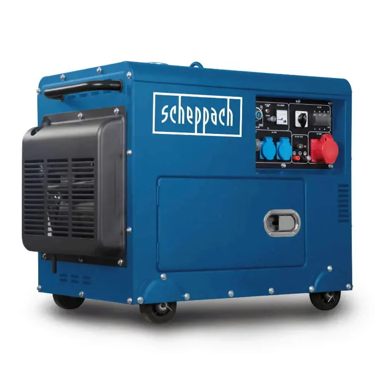 Direttamente Dal Produttore Scheppach SG5200D - Generatore di corrente diesel 5,0 Kw - monofase/trifase