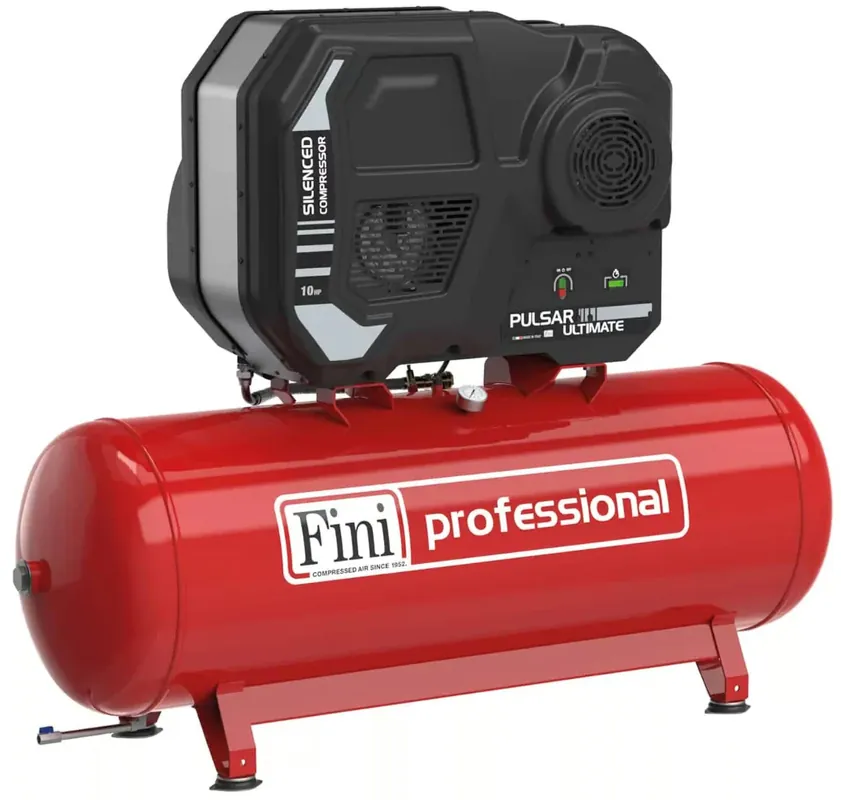 Fini PULSAR ULTIMATE K50-500-10 TA , 500litri 10 bar , 10 Hp , 400v , silenziato professionale Prezzo Conveniente
