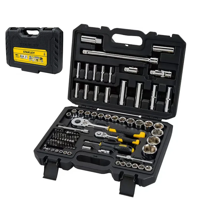 Stanley STMT17379-1 - Cassetta valigetta chiavi a bussola attacco da 1/4" e 1/2" - 96 pezzi Quantità Limitata
