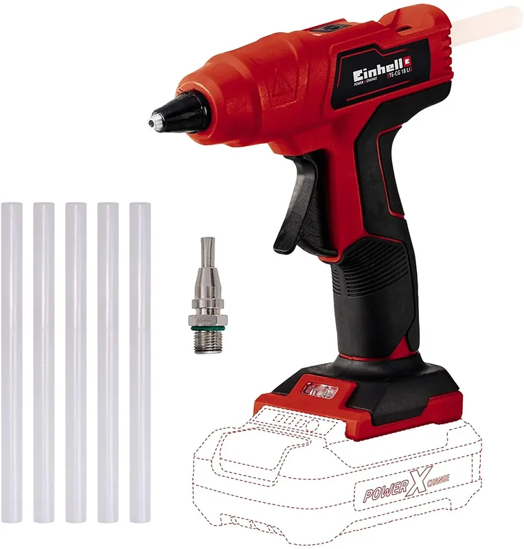 Must-Have Einhell TE-CG 18 LI - Pistola colla a caldo