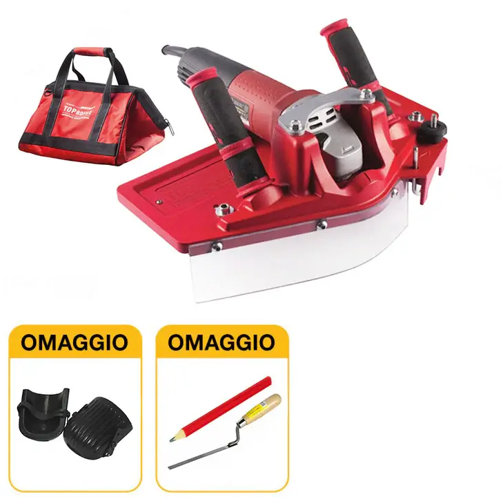 Professionale Montolit Toprofile - Profilatore smussatrice professionale per piastrelle, jolly a 45° con OMAGGIO