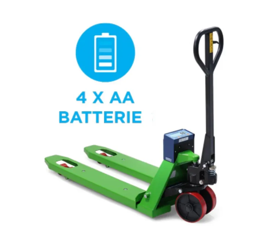 Di Tendenza Transpallet TPWN EASY pesatore Dini Argeo con display doppia scala 1.000/2.000Kg , precisione +/- 1 kg