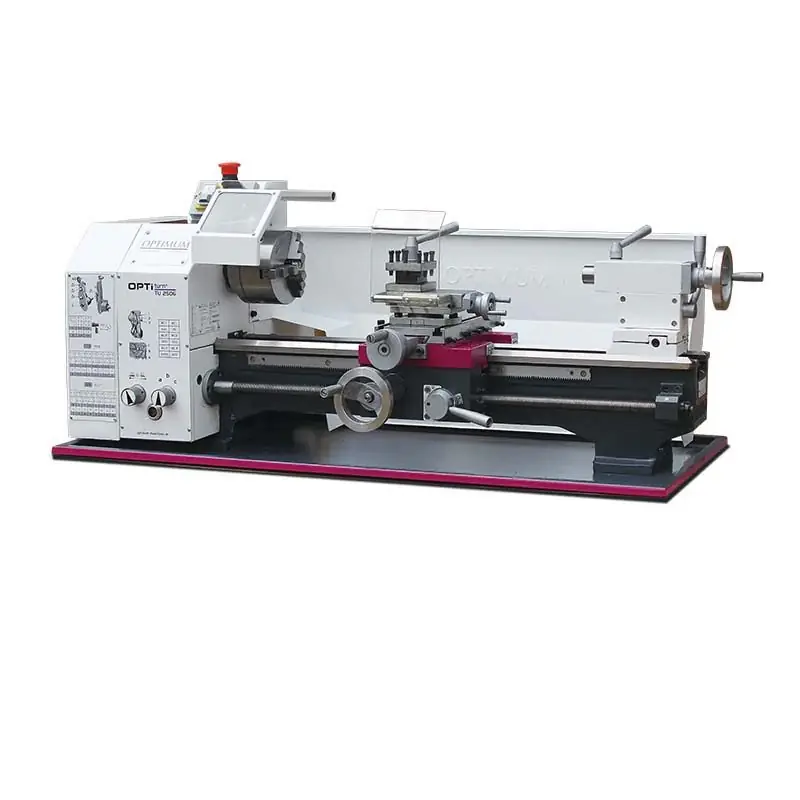 Spedizione Espresso Tornio parallelo Optimum TU2506 - 230V Scatola ad ingranaggi di avanzamento - Ø tornitura 250mm