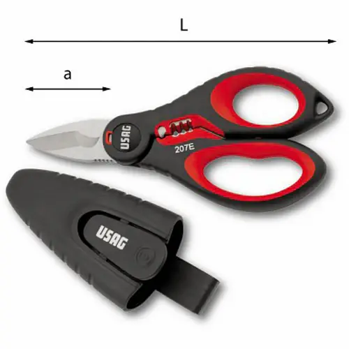 Usag 207 E - Forbice professionale per elettricisti Bestseller