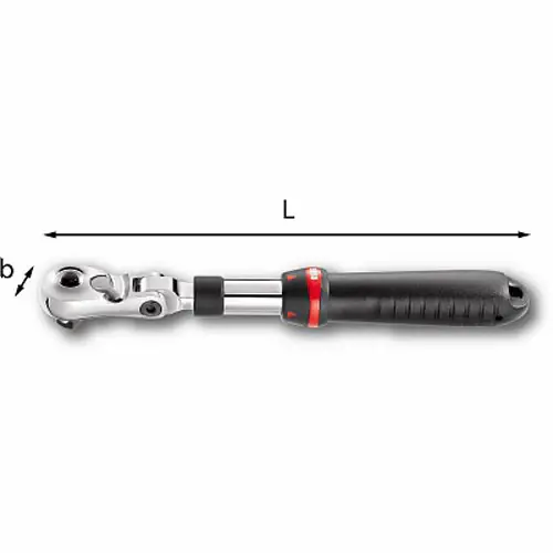 Novità Usag 237 FB 1/2 - Cricchetto telescopico con testa snodata