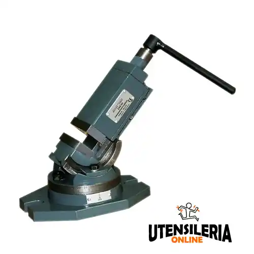 Morsa oscillante per fresa e trapano a 2 assi ZAS50 50mm Pagamento Sicuro