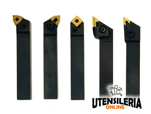 Set 5 Utensili per tornitura LTF gambo MD20 20x20 con inserti Ordina Subito