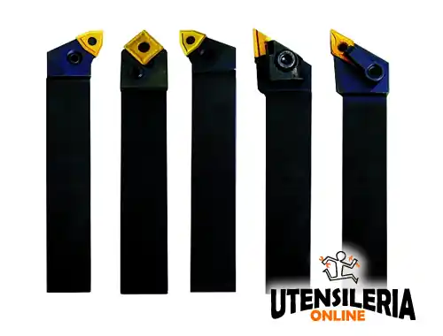 Popolare Set 5 Utensili per tornitura LTF gambo MD25 25x25 con inserti