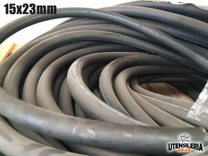 Tubo in gomma per carburante -25/+100 °C 15x23mm (1mt) Economico